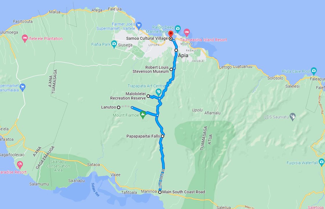 A Self-Guided Day Trip on Upolu: West Coast Itinerary - Samoa Pocket Guide